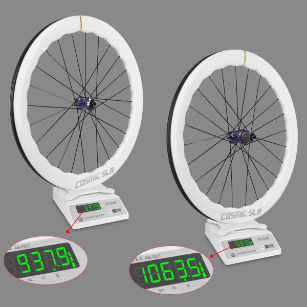 5853mm 700C Carbon Fiber Road Bike Wheels 6 Claws 3 Teeth Spoke Hole 24 - 24H