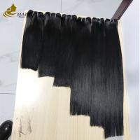 Extensiones de cabello humano virgen de alta calidad, negro natural, tejido liso