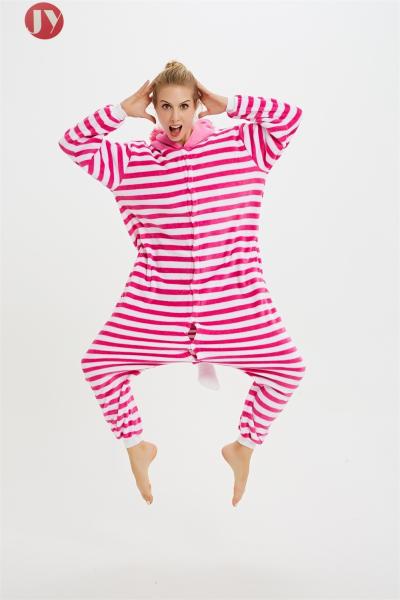Cosplay Costume Kigurumi Onesie Cheshire Cat Cartoon Animal Pajamas For Halloween