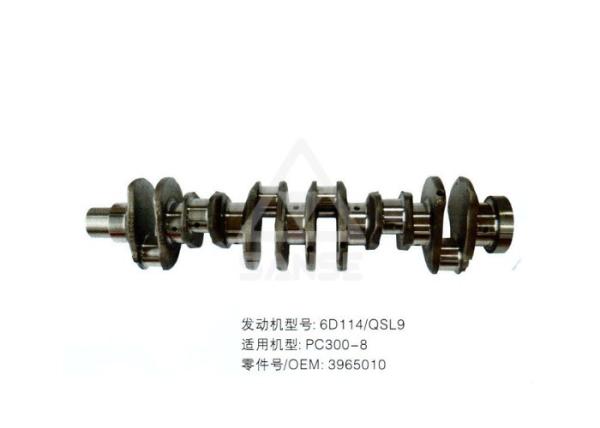 QSL9 Diesel Engine Crankshaft Apply To PC300-8 Komatsu Excavator Engine