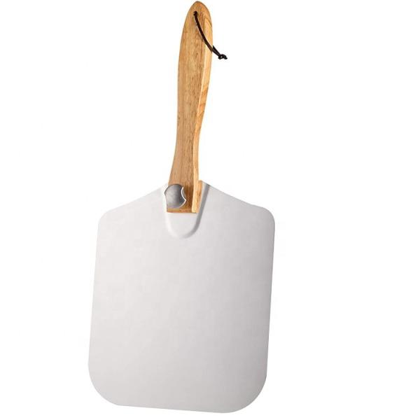 12*14*25'' Pizza Turning Peel Foldable Wooden Handle Aluminum Pizza Peel