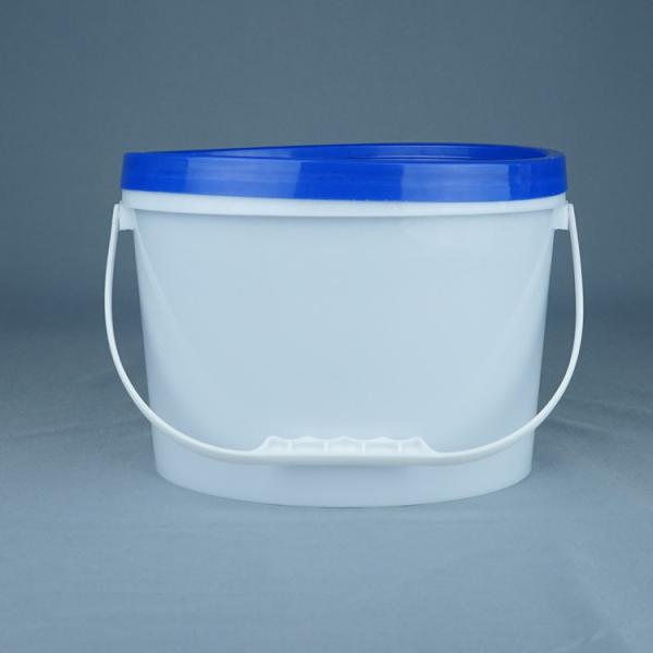 5L Oval PP Packaging Container with Lid and Handle