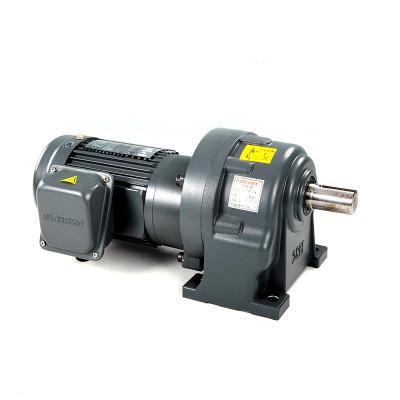 A fase monofásica helicoidal de motor de C.A. da engrenagem alinhou o 1:50 da relação de redução do motor