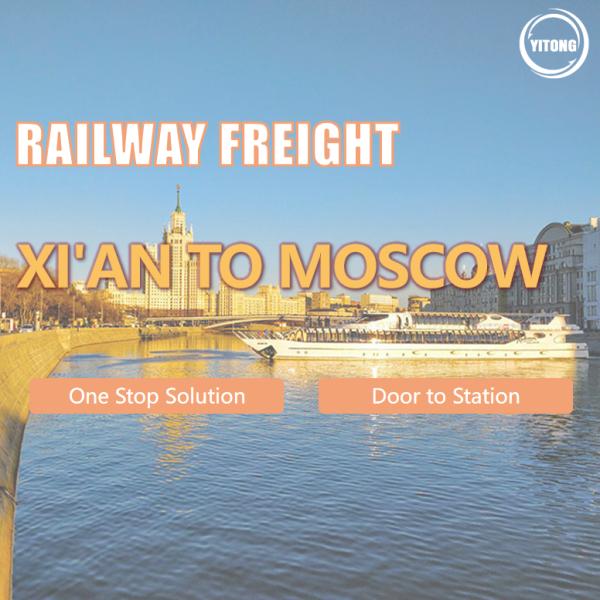 Xi'An China To Moscow Russia Railway Cargo Transport Service 20-30 Days