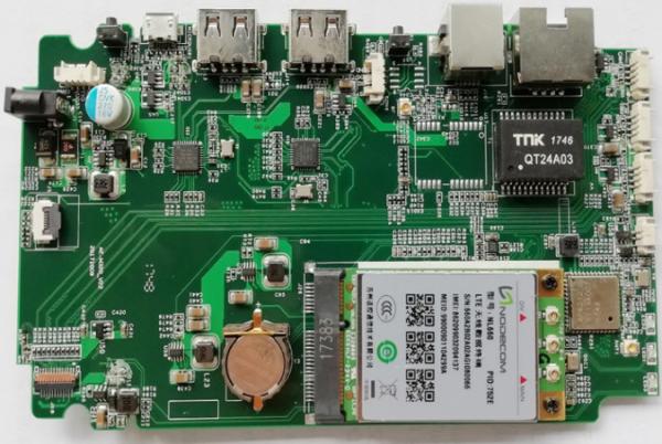 Pcb Assy Black FR4 HDI PCB Assembly Impedance Control SMT 0201 Assembly