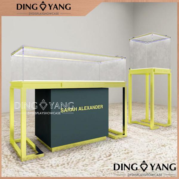 OEM Attractive Styles Commercial Jewelry Display Cases Reliable Long Time