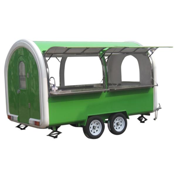 Donut Mobile Cart for Printing Shops Multifunctional Drinks Vending Trailer