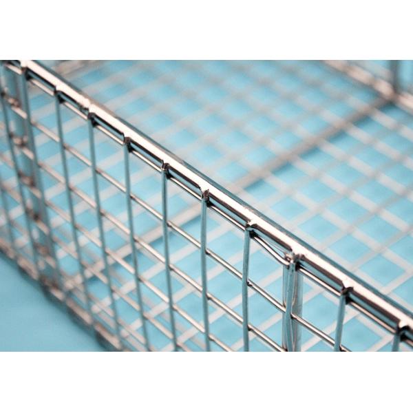 Woven 2.5mm Mesh Storage Baskets Hospital Restaurant Kitchenware Disinfection