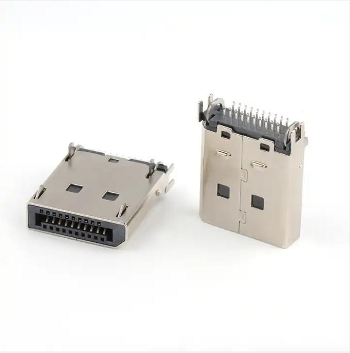 Позолоченный дисплейный порт DP мужской разъединитель для 1,6 мм PCB DP 20Pin мужской разъединитель