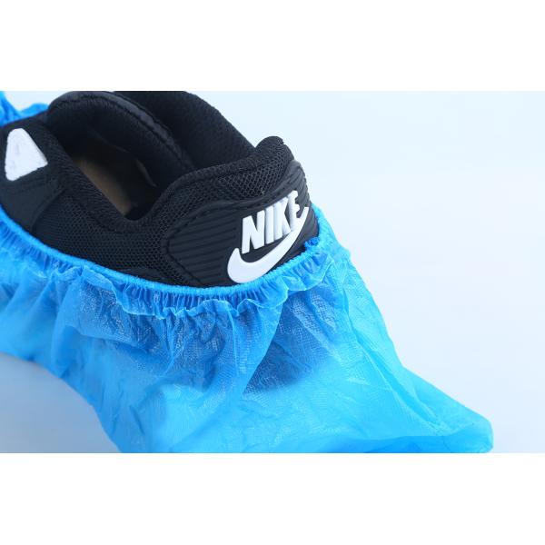 Waterproof Disposable Elastic CPE Shoe Cover with Anti-slip pattern  For Lab And Cleanroom