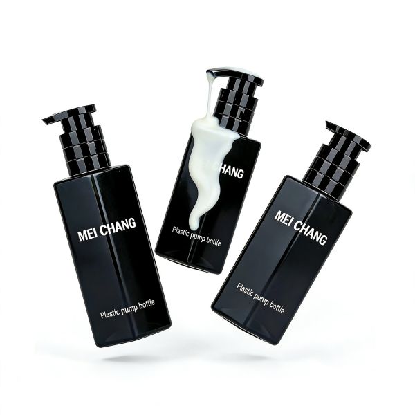 Hexagonal PCR PET Shampoo Bottle with Leak-Proof Pump and Customizable Design for Premium Shower Gels