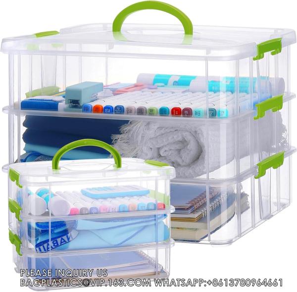 Craft Organizer Storage Box For Organizing Craft, Stationery, Sewing, Art Craft, Jewelry And Beauty Supplies