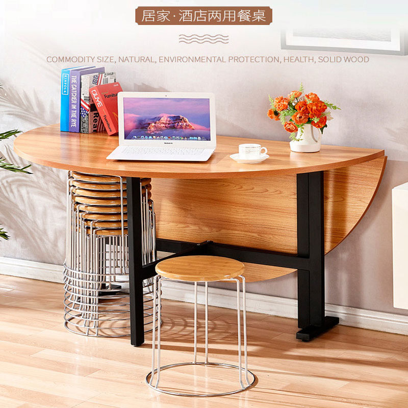 Classic Round Foldable Dinning Table with Storage Contemporary Dining Room Furniture