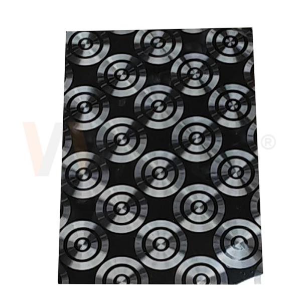 AISI 201 304 316 CD Polishing Black Titanium 3D Laser Ornamental Stainless Steel Sheet