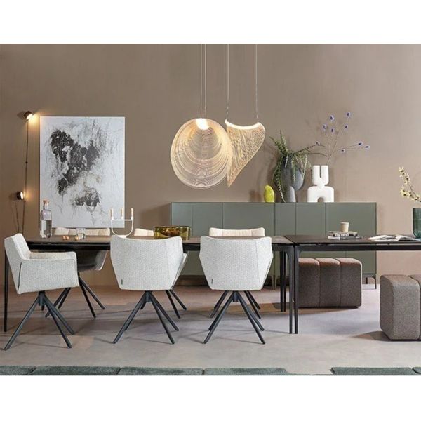 Modern Wood LED Light Pendant Lamp for Staircase Kitchen Restaurant Shop Chandelier(WH-AP-675)
