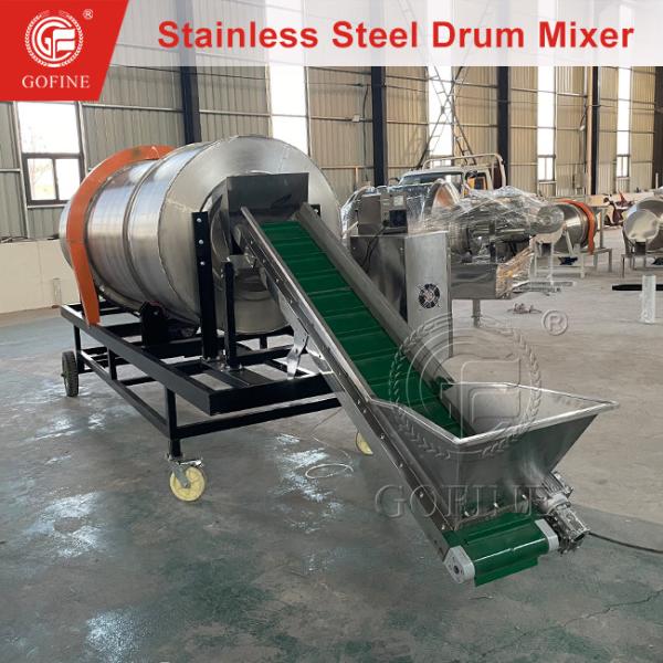 Large Volume Stainless Steel Tumbler Mixer For Homogeneous Mixing