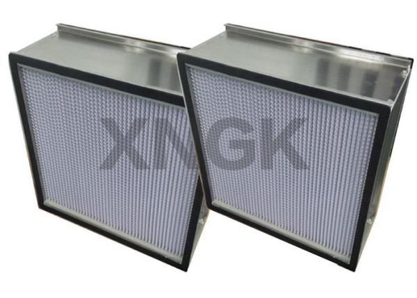 Custom Cleanroom Hepa Filter Deep Pleated SUS Stainless Steel Frame H13 MPPS
