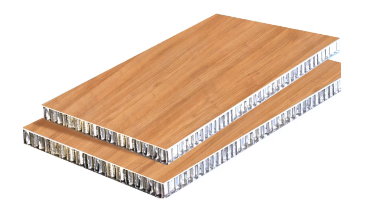 3mm embossed  aluminum sandwich honeycomb panel  for wall cladding and exterior decoration facade