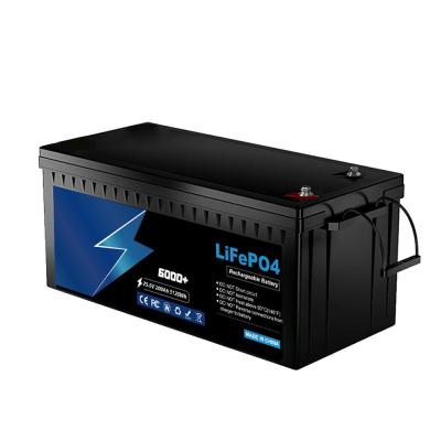 Bateria de lítio profunda da bateria 25.6V 200ah do ciclo 24v Lifepo4 recarregável