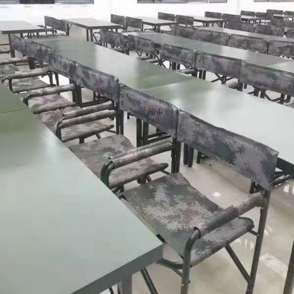 Foldable Camping Picnic Table 120*60*75cm Steel Military Portable Folding Table