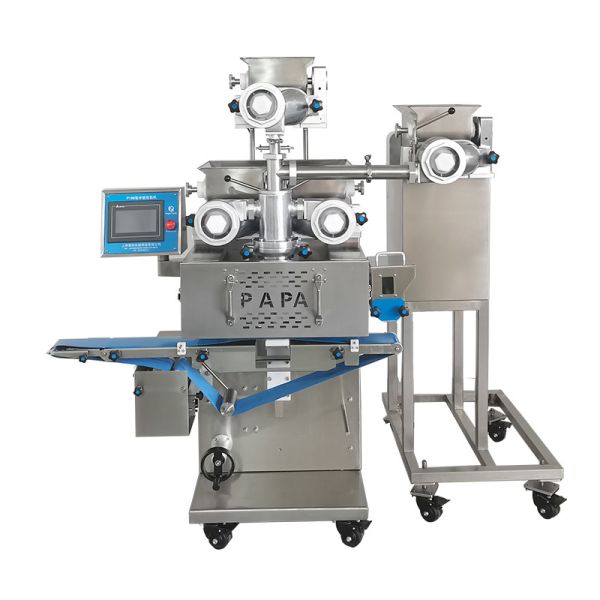 P188 Four Hoppers Encrusting Machine 3-Fillings Ball Multi-Layer 220V 400kg