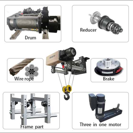 Lifting tools wire rope electric hoist 10 t for sale