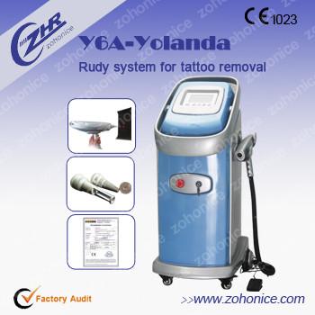 Professional Laser Effective Tattoo Removal Machine  With 1064nm / 532nm Wave Length
