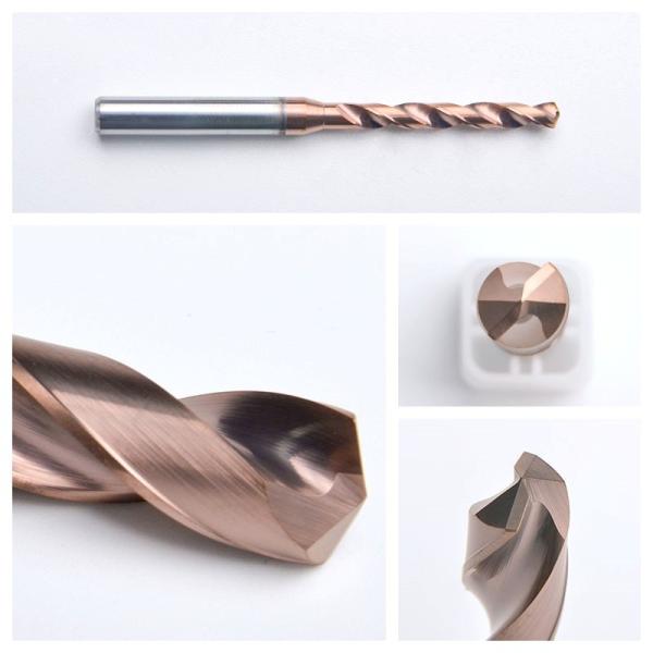 5XD Round Shank solid carbide drills factory direct sale step drill for steel and iron