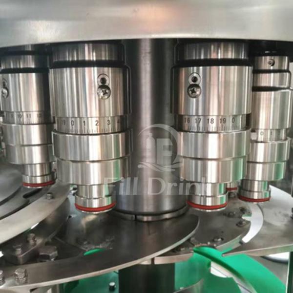 10000B/H Juice Bottle Filling Machine Hot Juice Filling Machine With Washing Liquid Injector