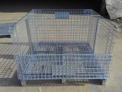 heavy duty storage containers / mesh pallet wire cage wire mesh container