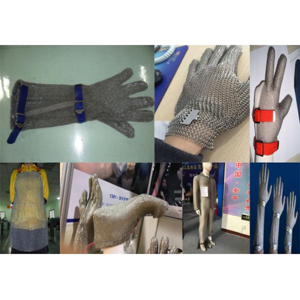 Guantes antis del acero inoxidable del corte del carnicero con las placas de metal, de alta resistencia