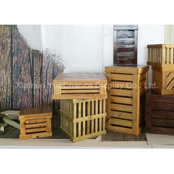 La marque en bois décorative faite sur commande de caisse de décorations d