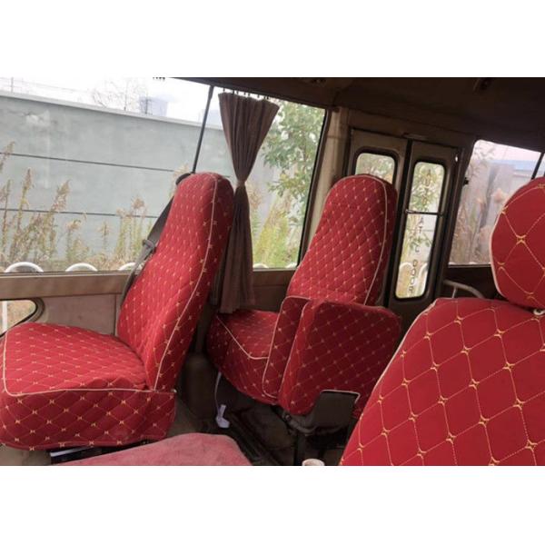 Simple Style Used Toyota Coaster 26 Passenger Euro 3 Emission Standard