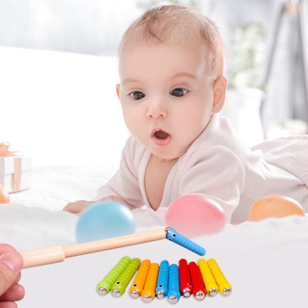 Игра 5 деревянной ошибки улавливая проникает игрушки 1 Montessori деревянных аксессуаров игрушек воспитательные