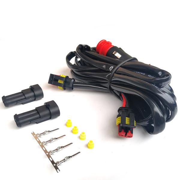 Automotive Lamp Device Connector Waterproof Housing Terminals Replacement 282079-2 282087-1