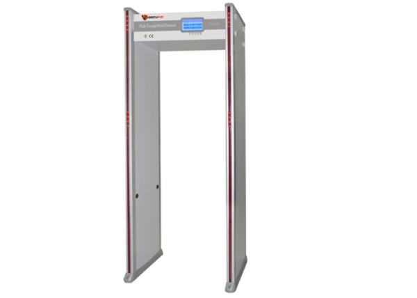 24 Zones Lcd Dispaly Walk Through Metal Detector Archway With Backup Battery