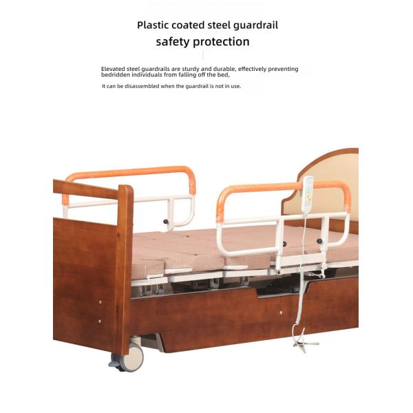Hospitales comunitarios de cuidados en el hogar Función de gama alta de camas de ancianos rotativas de madera