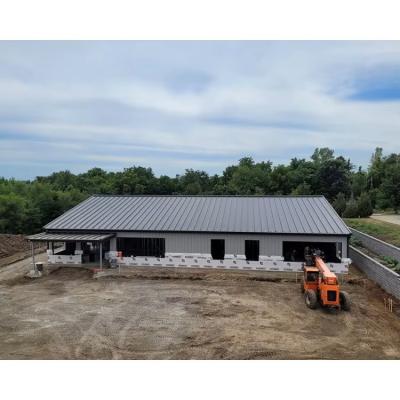 Industrial Design Style for Warehouses Lightweight Prefabricated Steel Structure Office Building