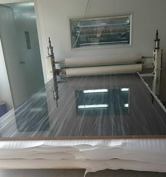 gloss wood grain acrylic mdf board for kitchen cabinet door
