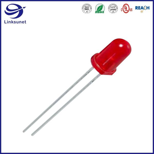 1007 26AWG LED display Wire Harness with 5mcd 20mA Red Connectors