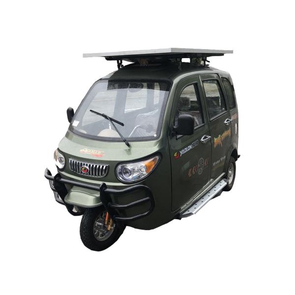 Mini Solar 400kgs Electric Passenger Tricycle