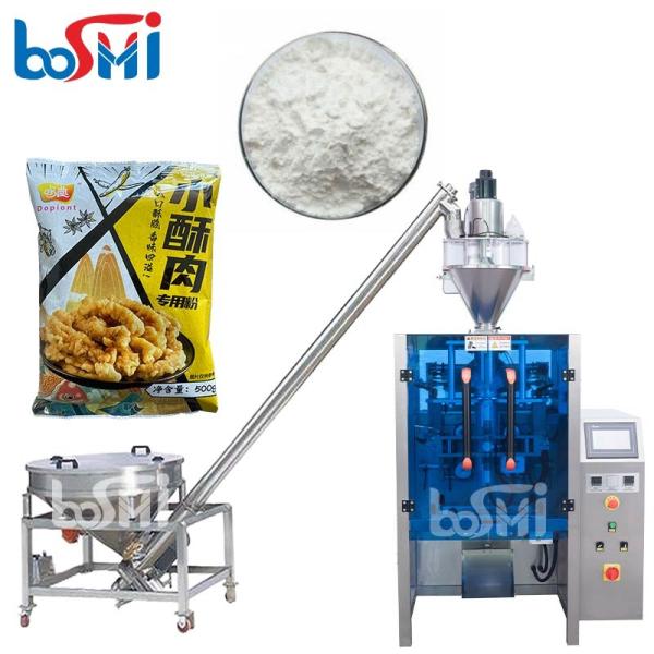 Máquina de embalagem vertical do pó automático do alimento do pó da especiaria do malote do pó de 500g 1000g
