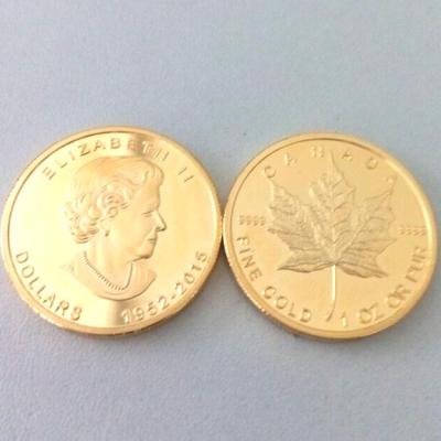 Promotion 1872 Deutsche Bank coins Gold clad coin / queen elizabeth gold coin