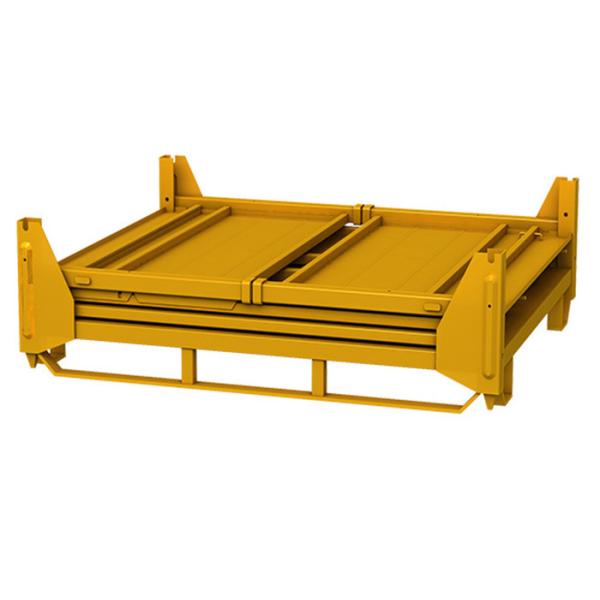 Складный штабелируя серый цвет 2000kg клетки паллета кирпича Stillages поднимаясь