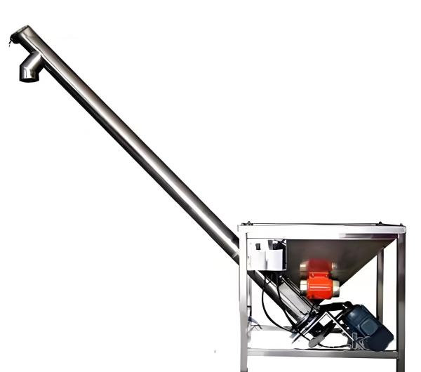 Multi-purpose Stainless Steel Spiral Conveyor Feeder For Food Powder Salt Powder And Ice Transportation