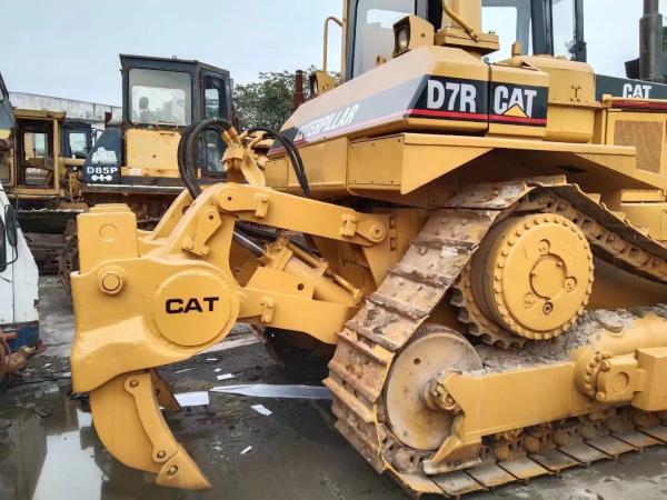 Tracked Caterpillar Used Crawler Bulldozer CAT D7R 230 Hp
