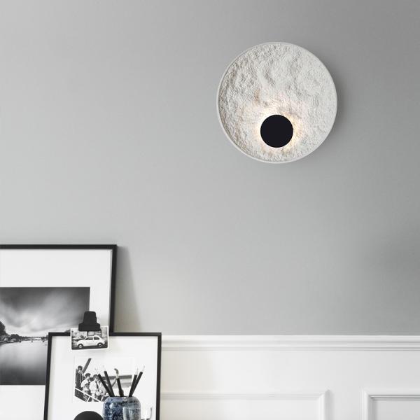 Round Moon White Body LED Home Wall light Stairs Bedroom Corridor Wall Sconce globe light fixture(WH-OR-60)