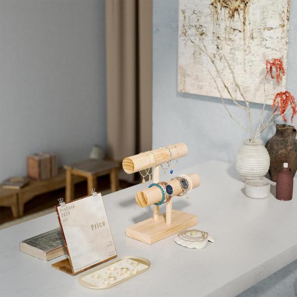 Upgrade Your Bracelet Display with our Custom T-bar Bangle Storage Rack and Organizer