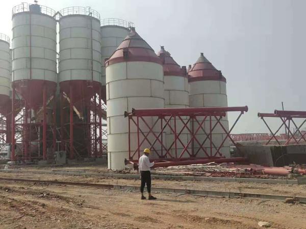 Durable Batching Plant Cement Silo  50 t-1000 t Customized Color Long Service Life