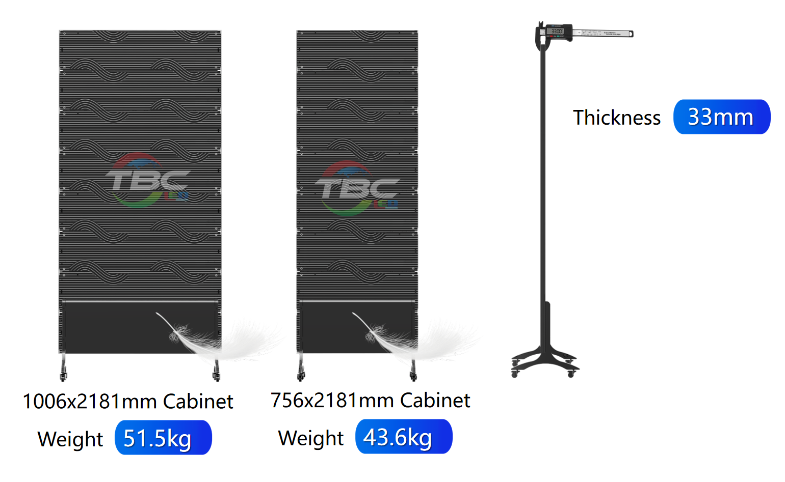 1mx2m P1.25mm 33mm Ultra Slim Foldable LED Poster with 3840Hz Refresh Rate for Digital Advertising